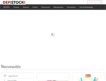 Tablet Screenshot of defistock.com